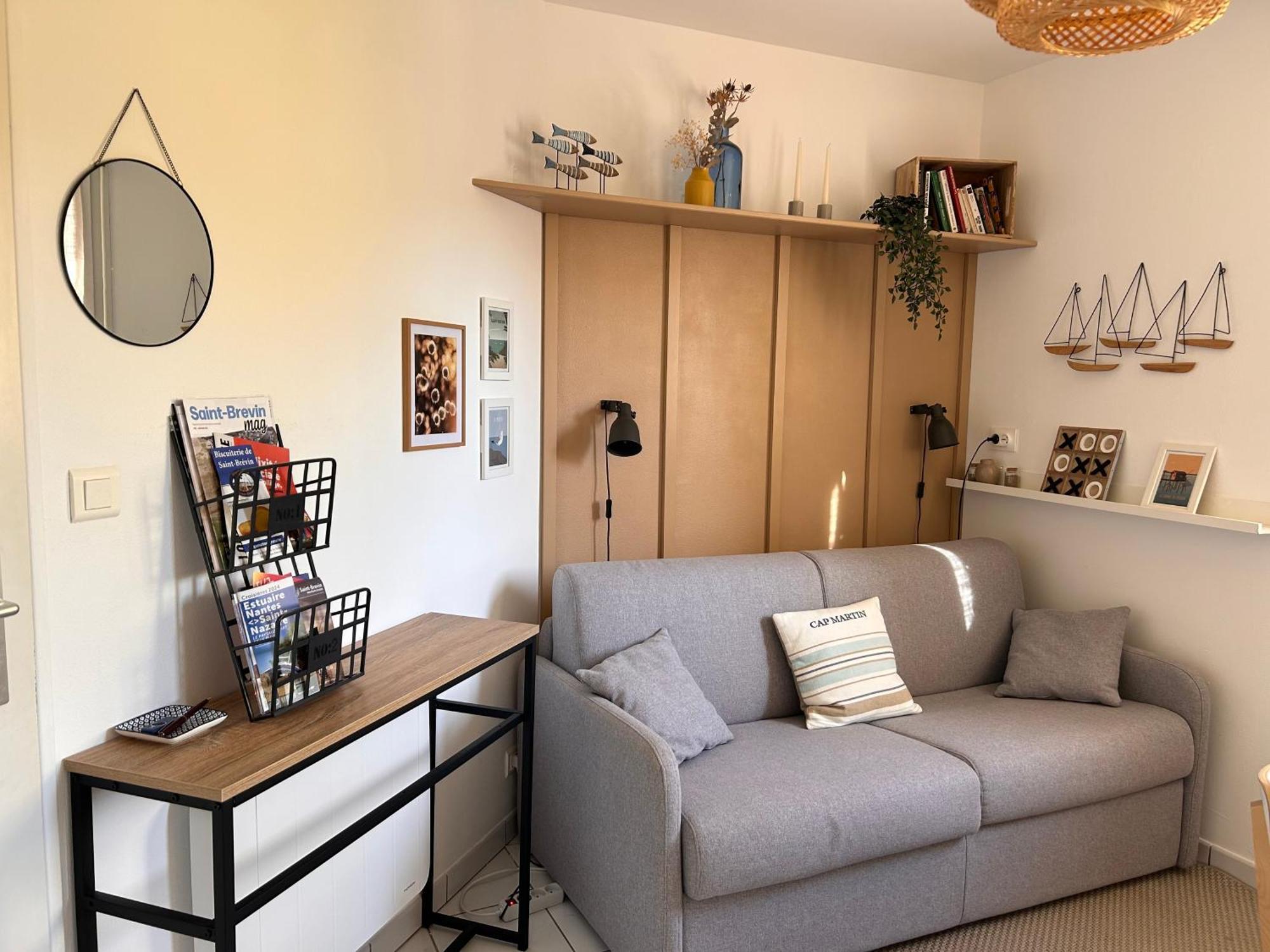 Evasion Bord De Mer Studio A 50M De La Plage Сен-Бревен-ле-Пен Экстерьер фото